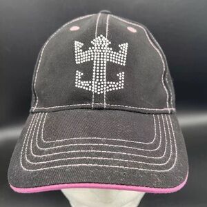 Royal Caribbean  Serenade Of The Seas Black And Pink Cap/Hat pre  owned